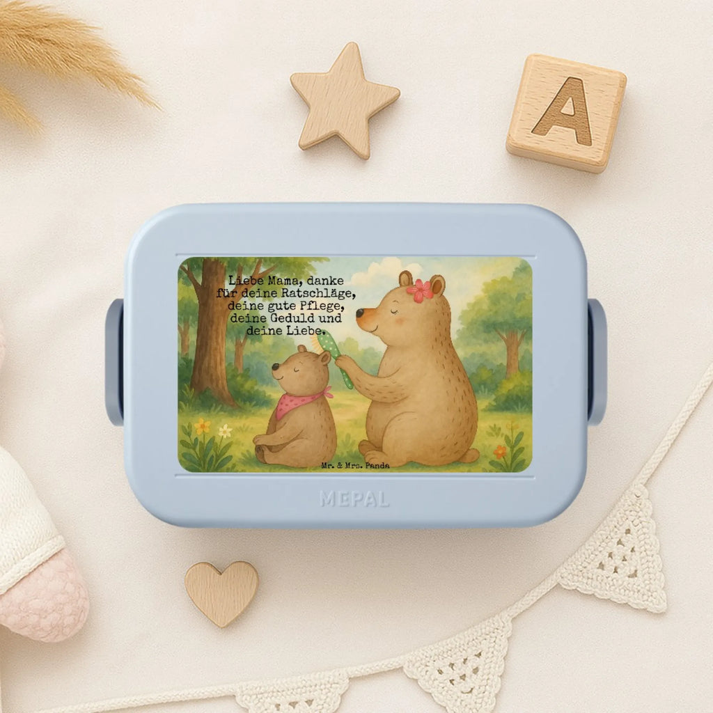 MEPAL Bentobox Bär Kind Design Bentobox, Brotdose, Lunchbox, Familie, Vatertag, Muttertag, Bruder, Schwester, Mama, Papa, Oma, Opa, Geschenk, Mutter, Mutti