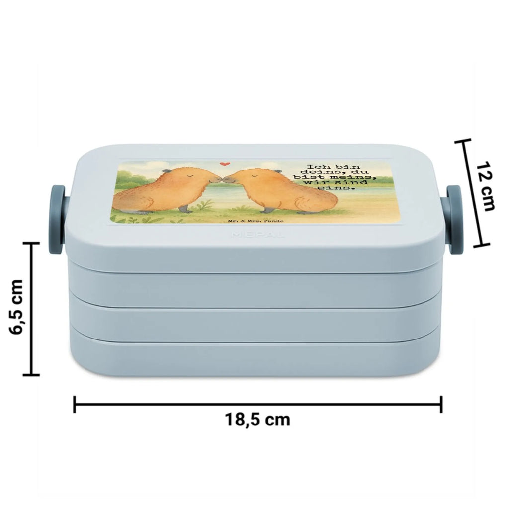 MEPAL Bentobox Capybara Liebe Design Lunchbox, Bentobox, Brotdose, Tiermotive, Gute Laune, lustige Sprüche, Tiere, Ich bin deins, Paar, Partnertiere, Liebe, Kuschel Capybaras, Verschmolzen, Liebesbeweis, Tierliebe, Herzlich, Capybara, Du bist meins, Handgezeichnet, Valentinstag, Jahrestag, Ehejubiläum, Geschenkidee, Romantisches Geschenk, Beziehung, verliebt, Liebesspruch