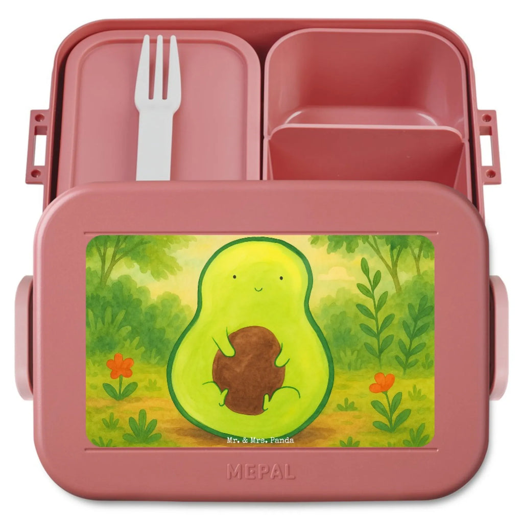MEPAL Bentobox Avocado Kern Design Lunchbox, Bentobox, Brotdose, Avocado, Veggie, Vegan, Gesund, Avocadokern, Kern, Avokado, Spruch Leben, Pflanze