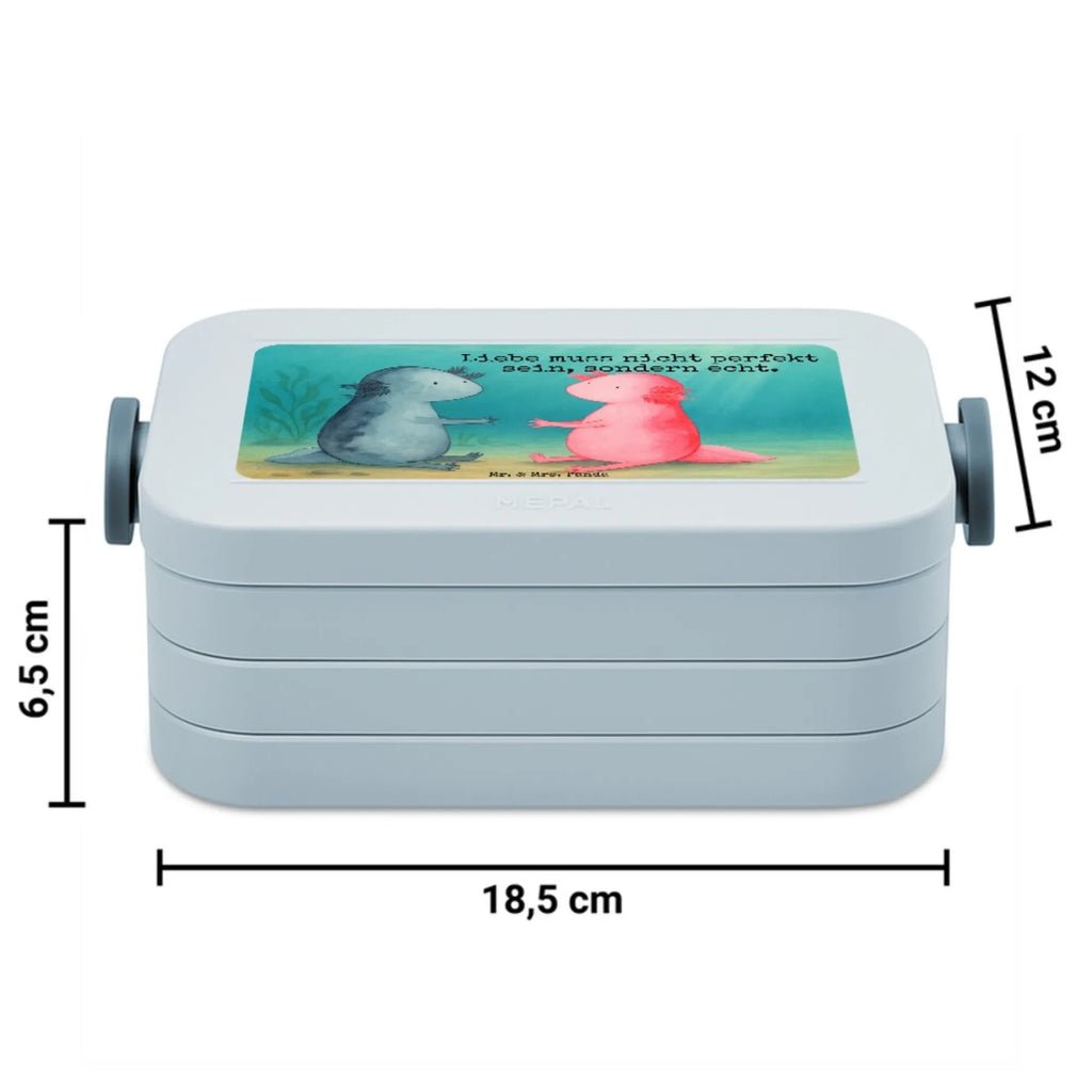 MEPAL Bentobox Axolotl Liebe Design Bentobox, Lunchbox, Brotdose, Axolotl, Molch, Lurch, Valentinstag, Schwanzlurch, Liebe, Ehemann, Lurche, große Liebe, Jahrestag, Freund, Axolot, Liebesbeweis, Verlobter