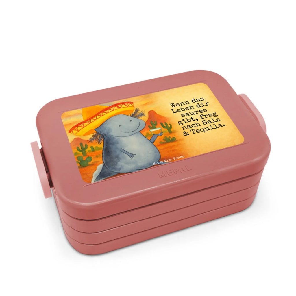MEPAL Bentobox Axolotl Tequila Design Lunchbox, Bentobox, Brotdose, Axolotl, Molch, Feuerdrache, Tequila, Lurche, Mexico, Sombrero, Schwanzlurch, Zitrone, Lurch, Spruch, Axolot, Motivation, Mexiko, Feuersalamander