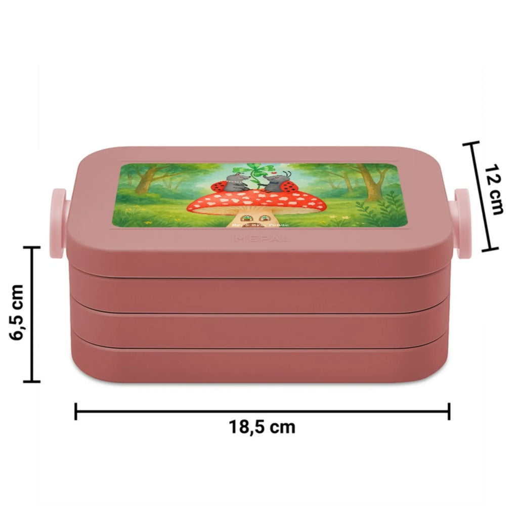 MEPAL Bentobox Marienkäfer Fliegenpilz Design Brotdose, Bentobox, Lunchbox, Tiermotive, Gute Laune, lustige Sprüche, Tiere, Wohnung, Haus, Fleigenpilzhaus, Marienkäfer, zuhause, Fliegenpilz