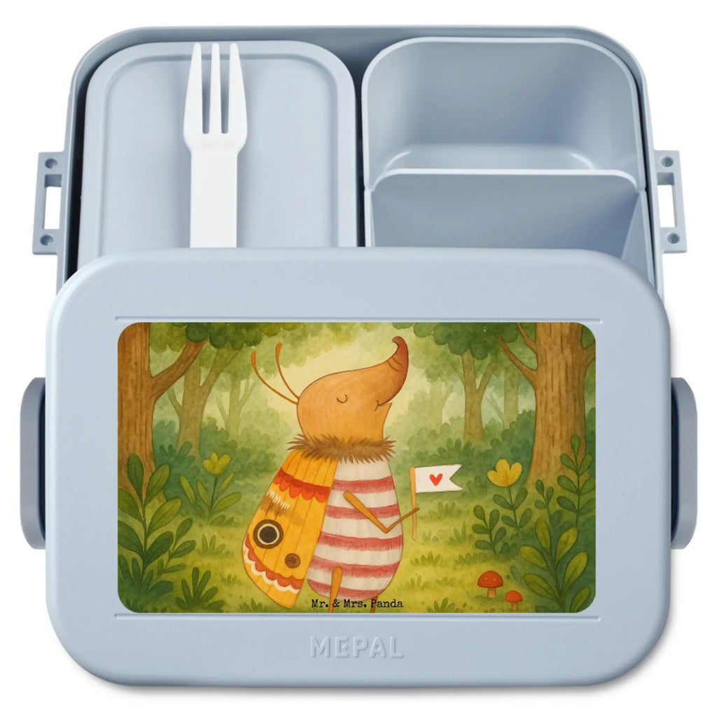 MEPAL Bentobox Nachtfalter Fähnchen Design Lunchbox, Bentobox, Brotdose, Tiermotive, Gute Laune, lustige Sprüche, Tiere, süß, Spruch lustig, Spruch witzig, niedlich, Käfer, Küche Deko, Nachtfalter, Was kostet die Welt