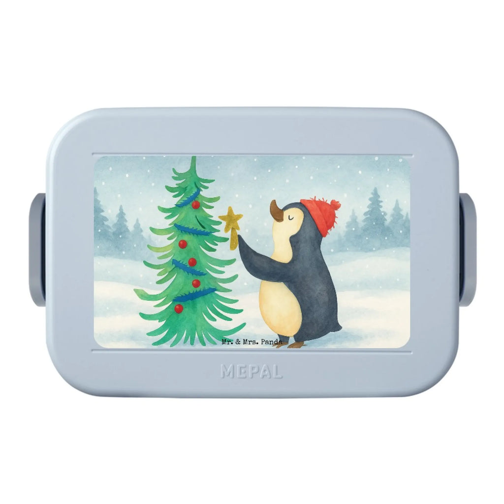 MEPAL Bentobox Pinguin Weihnachtsbaum Design Brotdose, Bentobox, Lunchbox, Winter, Weihnachten, Weihnachtsdeko, Nikolaus, Advent, Heiligabend, Wintermotiv, Pinguin