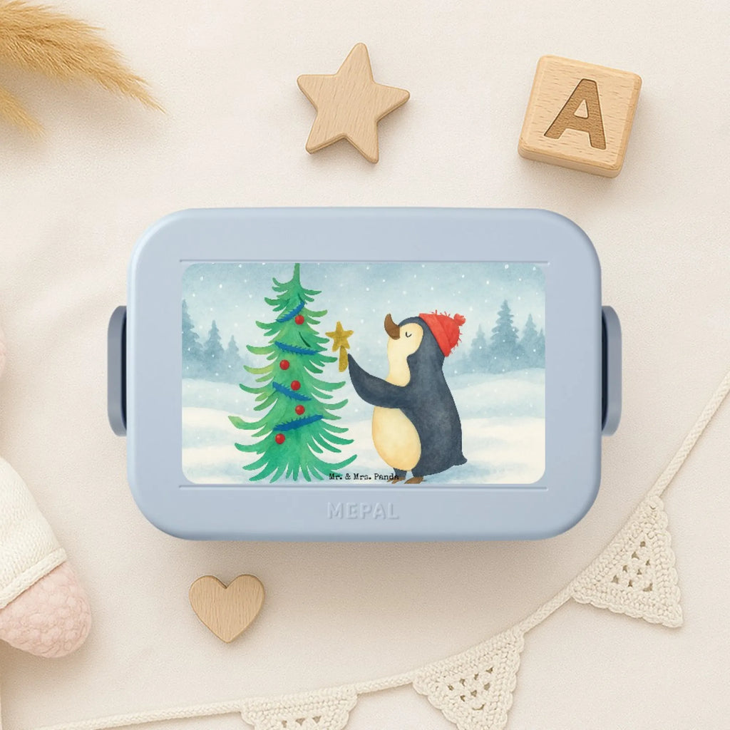 MEPAL Bentobox Pinguin Weihnachtsbaum Design Brotdose, Bentobox, Lunchbox, Winter, Weihnachten, Weihnachtsdeko, Nikolaus, Advent, Heiligabend, Wintermotiv, Pinguin