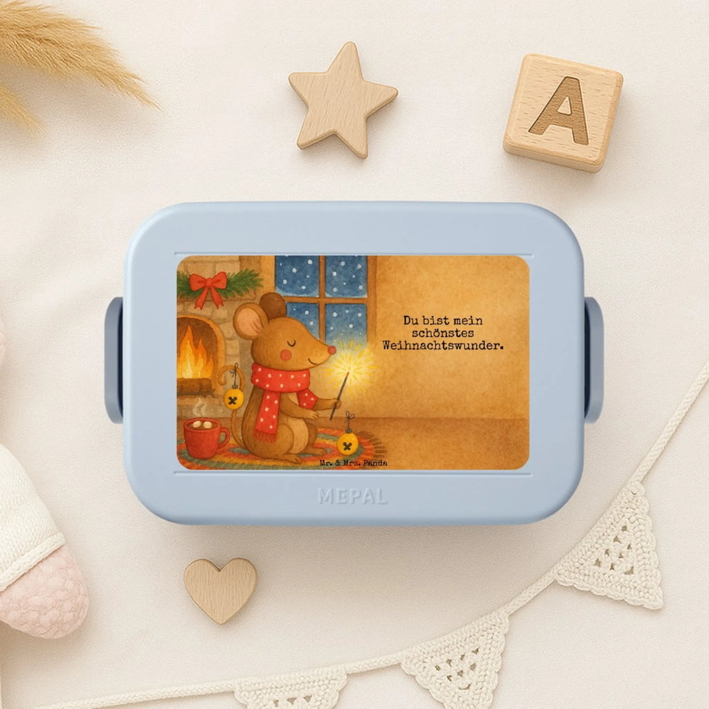 MEPAL Bentobox Maus Weihnachten Design Lunchbox, Brotdose, Bentobox, Winter, Weihnachten, Weihnachtsdeko, Nikolaus, Advent, Heiligabend, Wintermotiv, Weihnachtsmotiv, Mäuschen, Maus, Weihnachtswunder, Weihnachtsgruß, Frohe Weihnachten