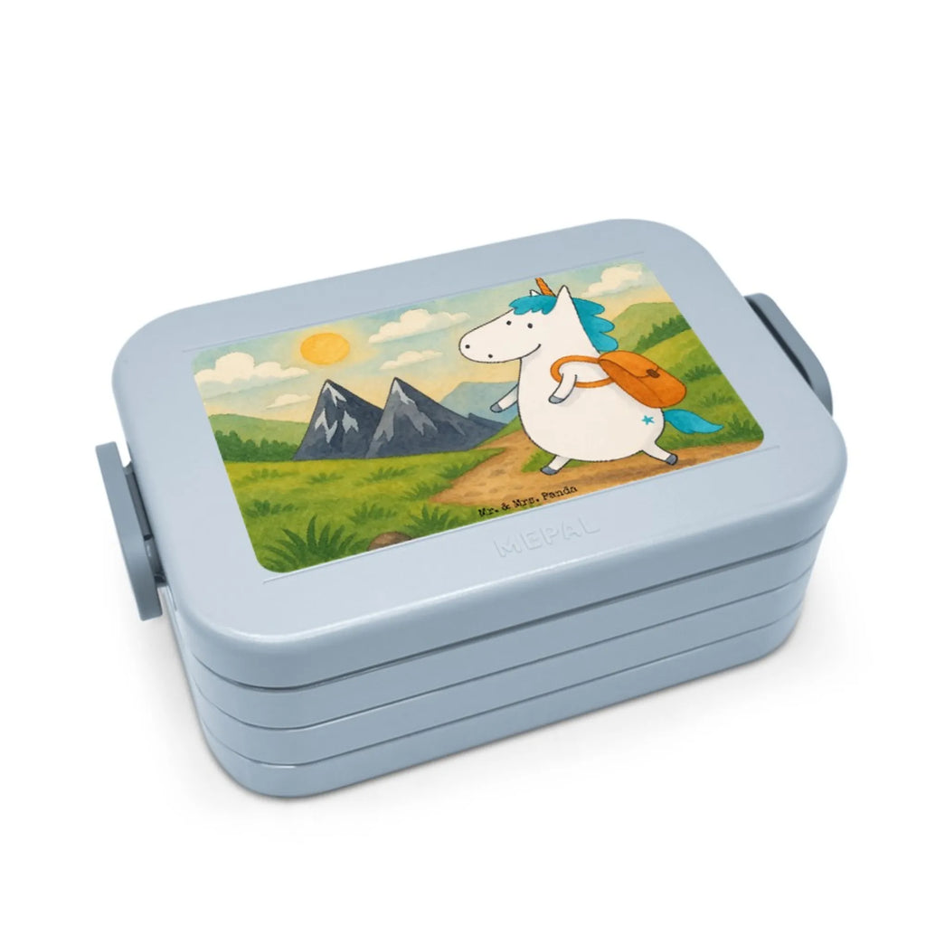 MEPAL Bentobox Einhorn Bergsteiger Design Bentobox, Lunchbox, Brotdose, Einhorn, Einhörner, Einhorn Deko, Unicorn, Bergsteiger, Abenteurer, Abenteuer, Weltreise, Urlaub, Berge, Weltenbummler, Entdecker, Reisen