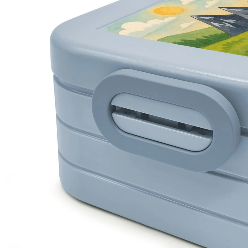 MEPAL Bentobox Einhorn Bergsteiger Design Bentobox, Lunchbox, Brotdose, Einhorn, Einhörner, Einhorn Deko, Unicorn, Bergsteiger, Abenteurer, Abenteuer, Weltreise, Urlaub, Berge, Weltenbummler, Entdecker, Reisen