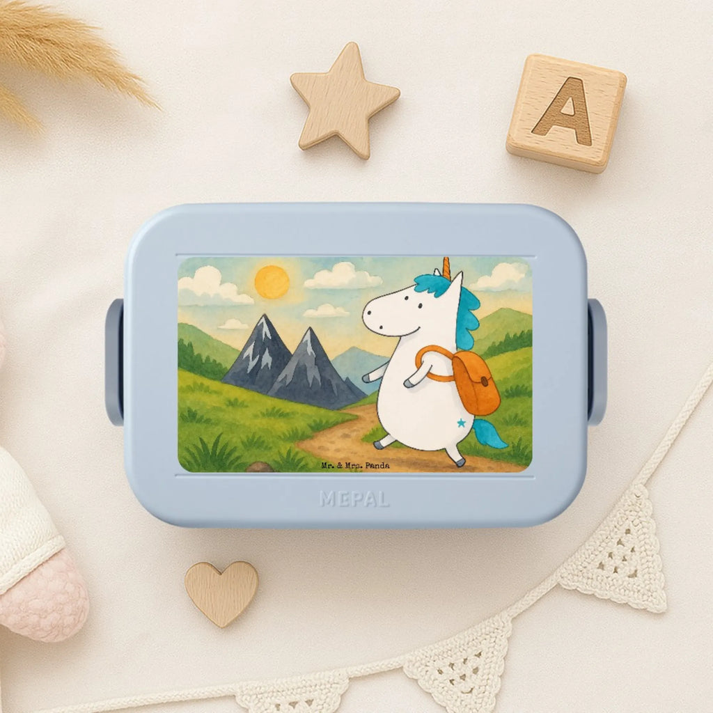 MEPAL Bentobox Einhorn Bergsteiger Design Bentobox, Lunchbox, Brotdose, Einhorn, Einhörner, Einhorn Deko, Unicorn, Bergsteiger, Abenteurer, Abenteuer, Weltreise, Urlaub, Berge, Weltenbummler, Entdecker, Reisen