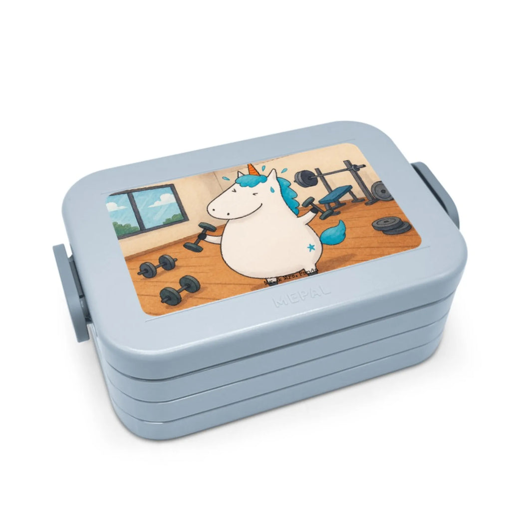 MEPAL Bentobox Einhorn Fitness Design Lunchbox, Bentobox, Brotdose, Einhorn, Einhörner, Einhorn Deko, Unicorn, Abnehmen, Diät, Sixpack, Fitnessstudio, Sport, Gym, Fitness, Pumpen, Geräte