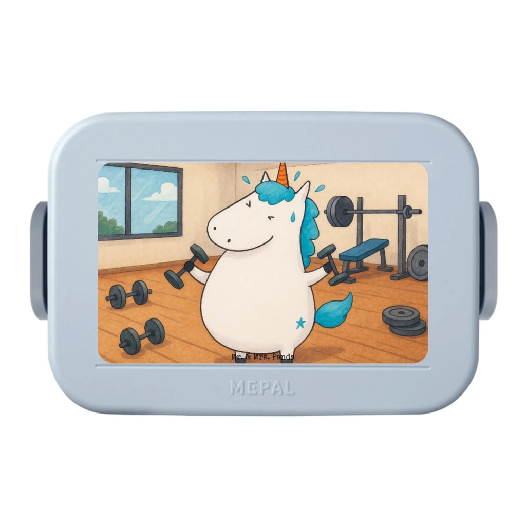 MEPAL Bentobox Einhorn Fitness Design Lunchbox, Bentobox, Brotdose, Einhorn, Einhörner, Einhorn Deko, Unicorn, Abnehmen, Diät, Sixpack, Fitnessstudio, Sport, Gym, Fitness, Pumpen, Geräte