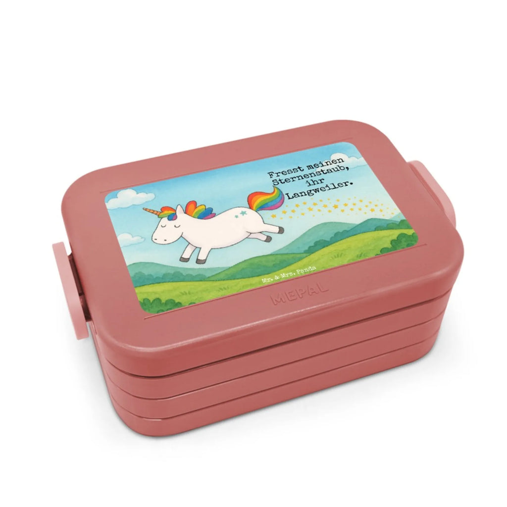 MEPAL Bentobox Einhorn Happy Design Brotdose, Lunchbox, Bentobox, Einhorn, Einhörner, Einhorn Deko, Unicorn, witzig, Freude, Lachen, Lächeln, fröhlich, Spaß, Lebensfreude, spannend, glücklich