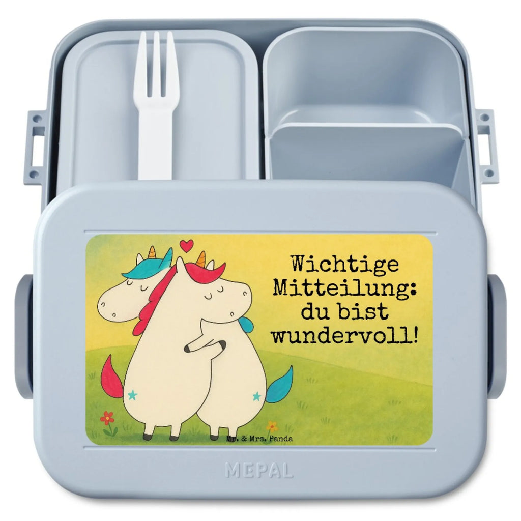 MEPAL Bentobox Einhorn Mitteilung Design Bentobox, Lunchbox, Brotdose, Einhorn, Einhörner, Einhorn Deko, Unicorn, Liebe, lustig, Valentinstag, Partner, Geschenk, Valentine, Spruch, Ehe, witzig