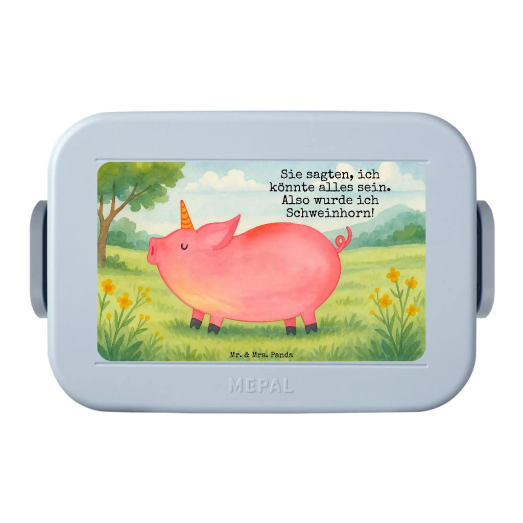 MEPAL Bentobox Einhorn Schwein Design Lunchbox, Bentobox, Brotdose, Einhorn, Einhörner, Einhorn Deko, Unicorn, Spruch, Pig, Schweinhorn, Schwein, funny, Piggy, english, Bauer, witzig. lustig, geschenk, Party, Spaß, englisch