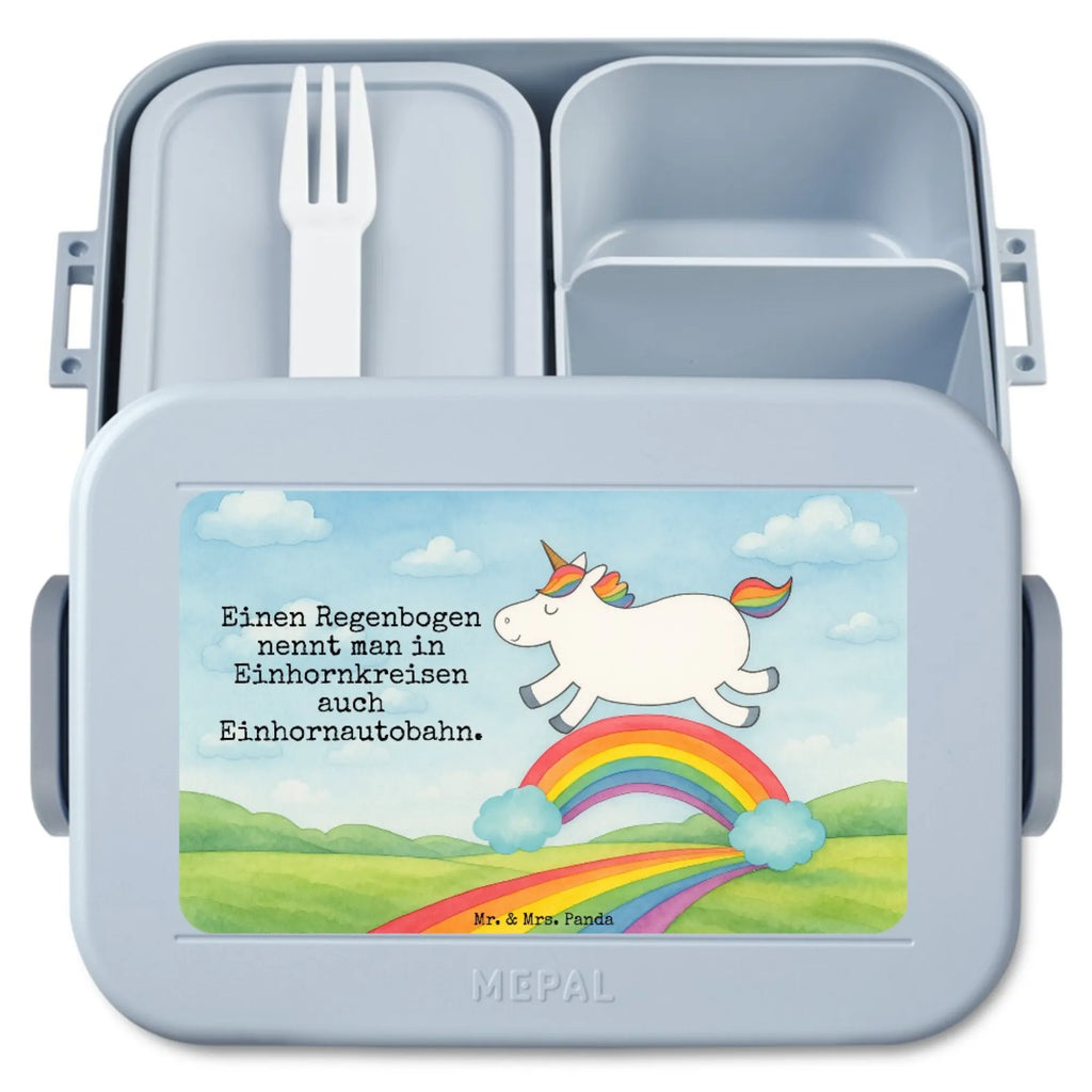 MEPAL Bentobox Einhorn Regenbogen Design Bentobox, Brotdose, Lunchbox, Einhorn, Einhörner, Einhorn Deko, Unicorn, Regenbogen, Erwachsenwerden, Einhornpower, Einhornautobahn, Glitzer
