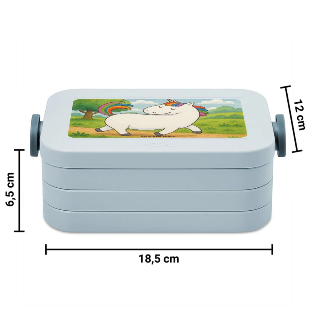 MEPAL Bentobox Einhorn Stolzieren Design Bentobox, Brotdose, Lunchbox, Einhorn, Einhörner, Einhorn Deko, Unicorn, Reiter, Reiten, Freundin, Geschenk, bunt, stolz, Pferd, anders