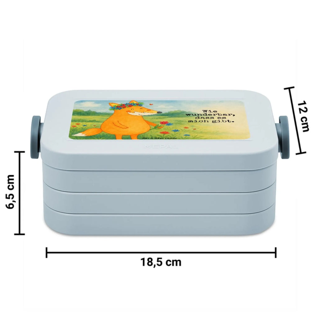 MEPAL Bentobox Fuchs Blumen Design Brotdose, Bentobox, Lunchbox, Fuchs, Freude, Freundinnen, Selbstliebe, ich, mich, Liebesbeweis, Fox, Liebe, Blumenmädchen, Blume, Motivation, Freundin, Füchse, Fuchsmädchen, Blumen