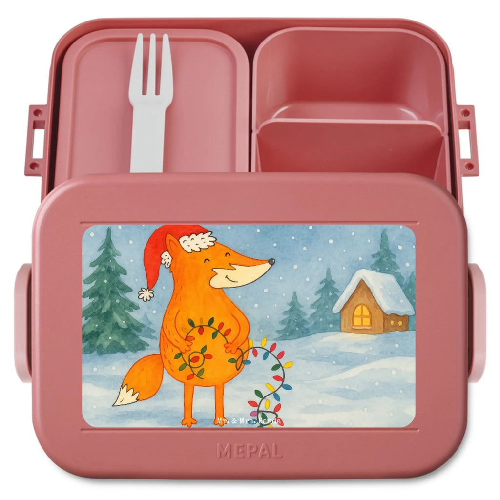 MEPAL Bentobox Fuchs Weihnachten Design Bentobox, Brotdose, Lunchbox, Winter, Weihnachten, Weihnachtsdeko, Nikolaus, Advent, Heiligabend, Wintermotiv, Weihnachtsmann, Fuchs, Weihnachtszeit, Geschenk Weihnachten, Füchse, Spruch schön