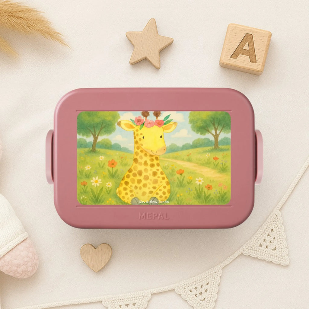 MEPAL Bentobox Giraffe Blumenkranz Design Lunchbox, Bentobox, Brotdose, Afrika, Wildtiere, Selbstliebe, Blumenkranz, Abenteurer, Giraffe, Freundin
