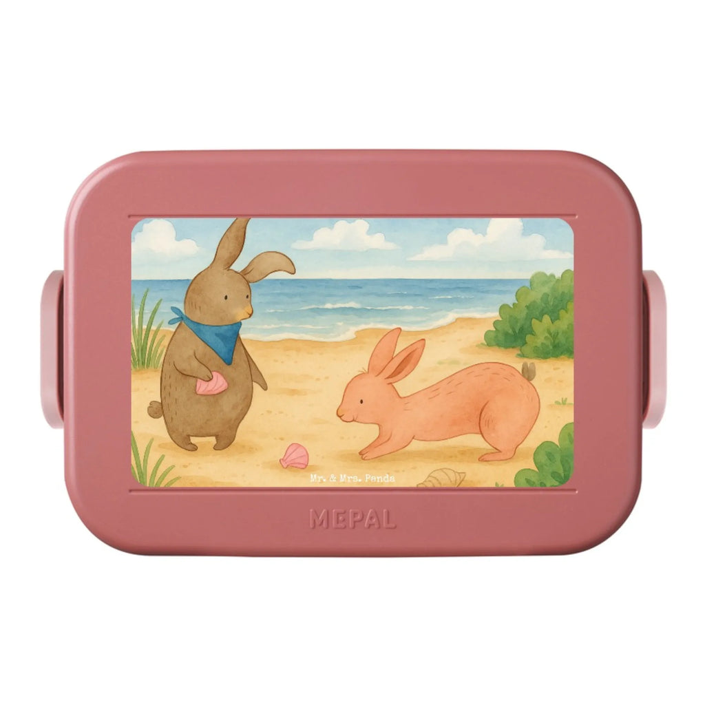 MEPAL Bentobox Hasen Muschel Design Brotdose, Bentobox, Lunchbox, Familie, Vatertag, Muttertag, Bruder, Schwester, Mama, Papa, Oma, Opa, Meer, best friends, Muscheln, Muscheln sammeln, Freundin, beste Freundin, BFF, Hasen, Freundinnen