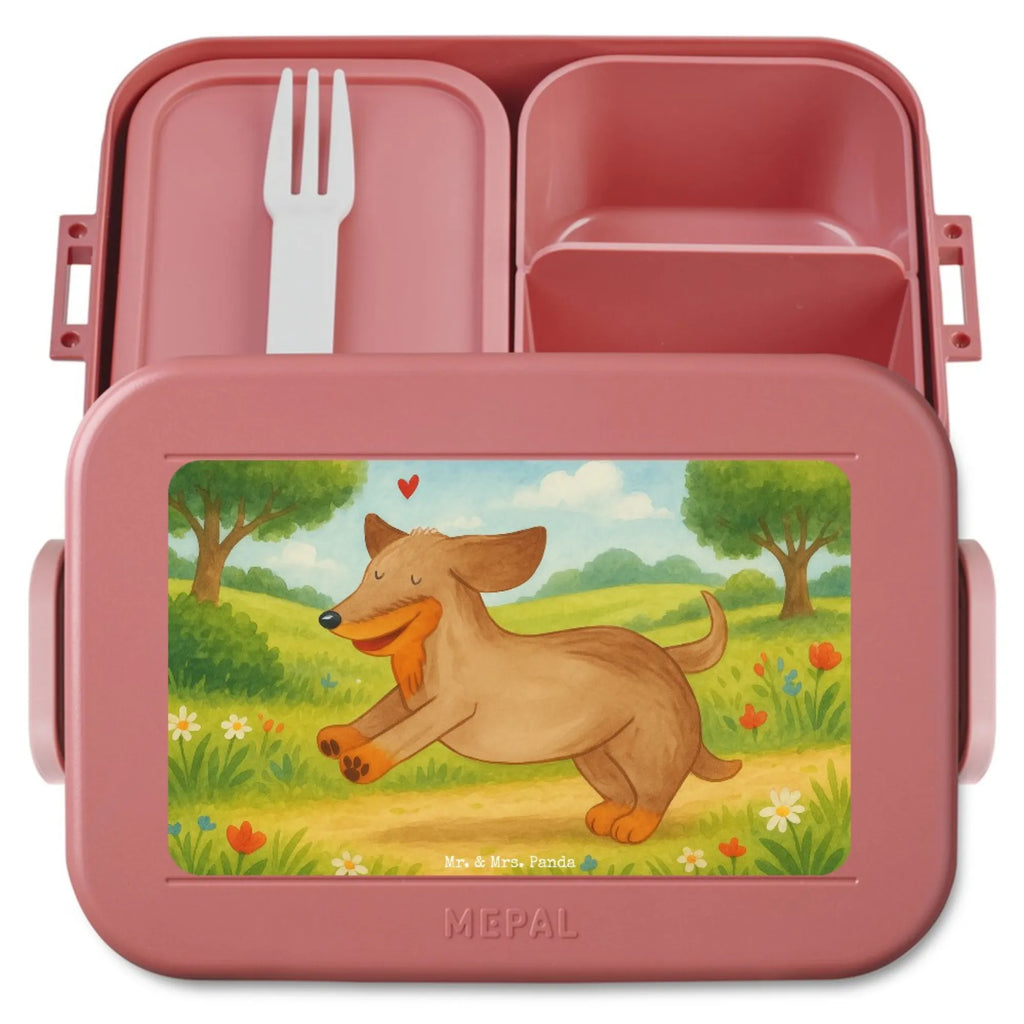 MEPAL Bentobox Hund Dackel Design Bentobox, Lunchbox, Brotdose, Hund, Hundemotiv, Haustier, Hunderasse, Tierliebhaber, Hundebesitzer, Sprüche, Hunde, Dachshund, Dackel, happy dog