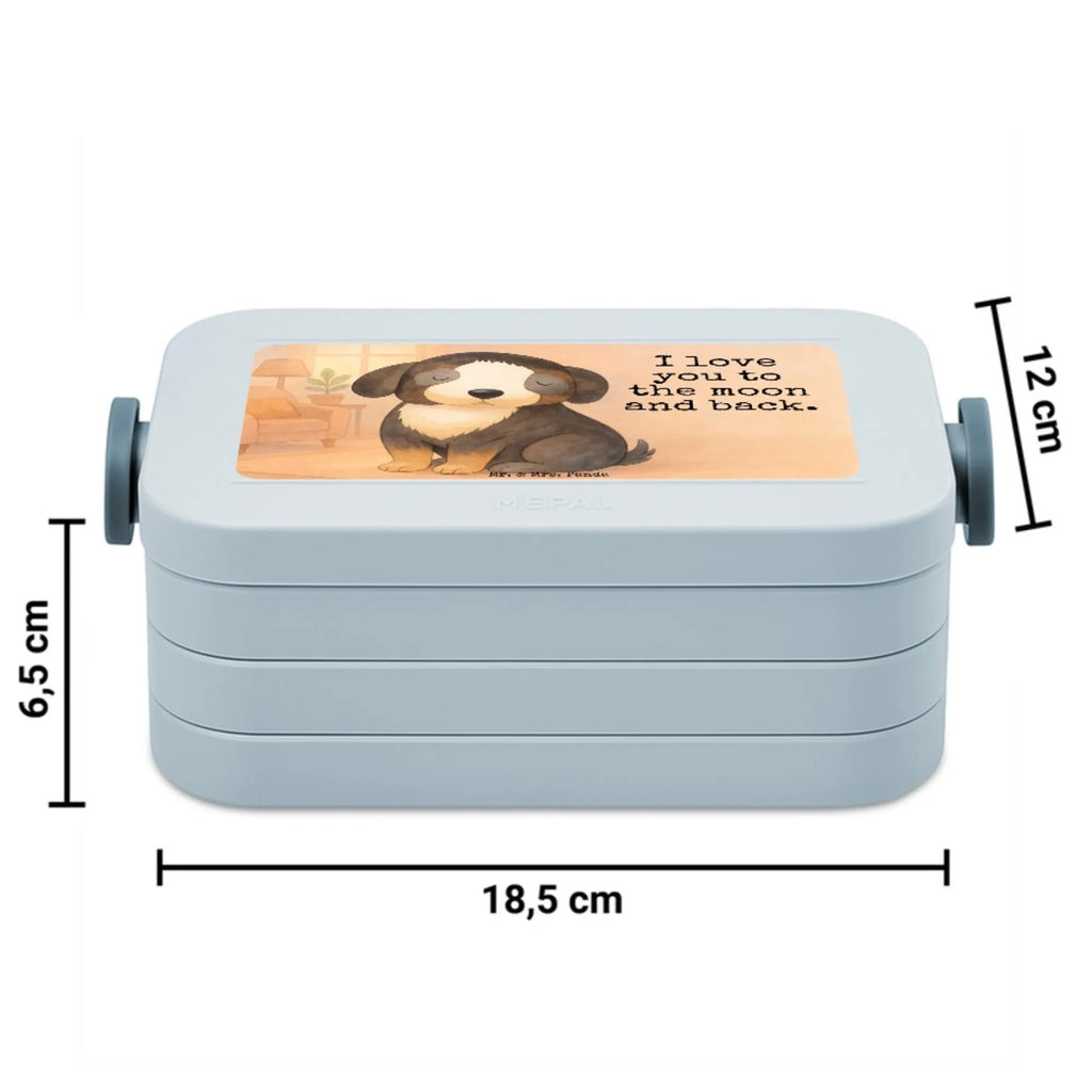 MEPAL Bentobox Hund Entspannen Design Bentobox, Lunchbox, Brotdose, Hund, Hundemotiv, Haustier, Hunderasse, Tierliebhaber, Hundebesitzer, Sprüche, Hundeliebe, schwarzer Hund, Liebe, Hundeglück