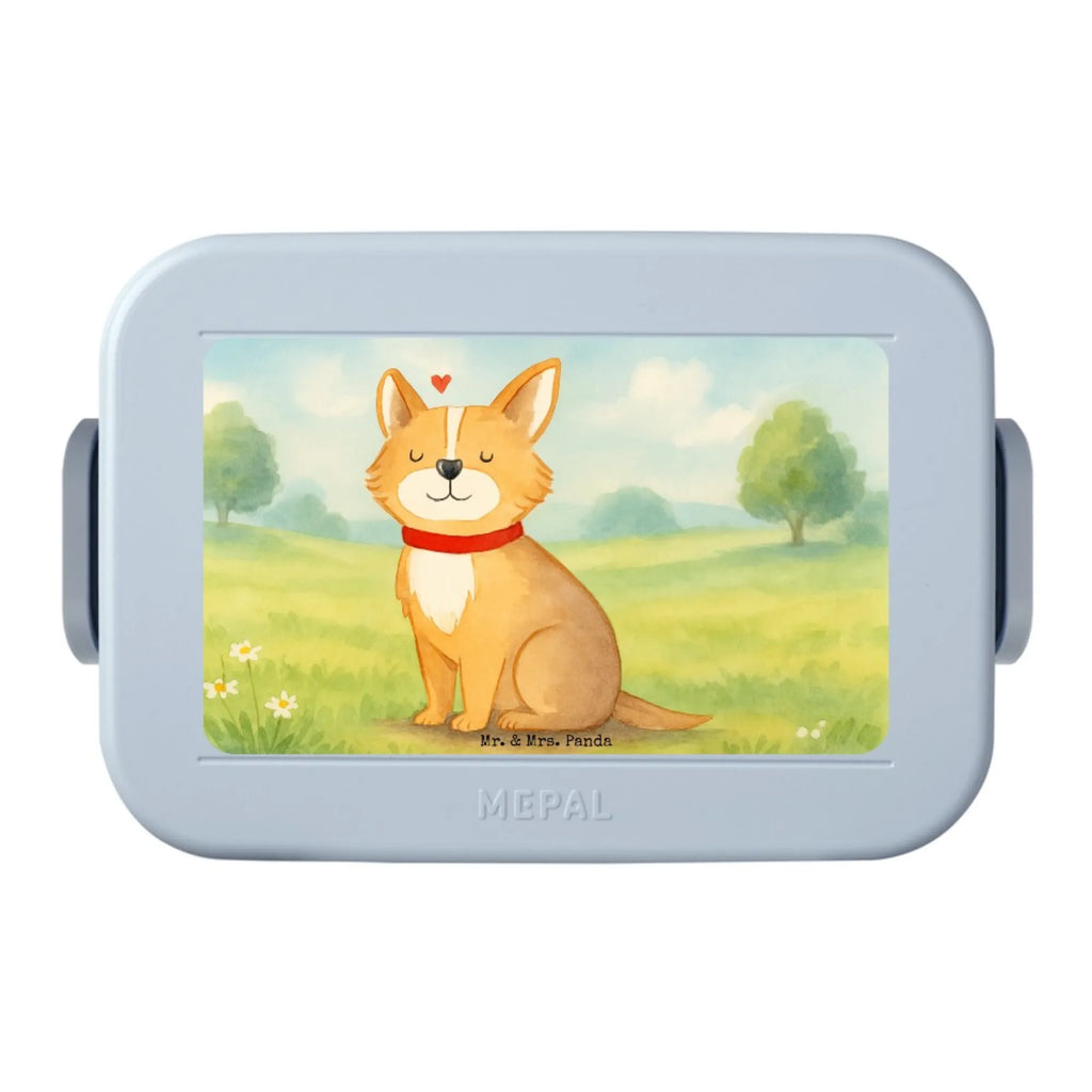 MEPAL Bentobox Hund Glück Design Brotdose, Bentobox, Lunchbox, Hund, Hundemotiv, Haustier, Hunderasse, Tierliebhaber, Hundebesitzer, Sprüche, Spruch, Liebe, Hundeliebe, Corgie, Hundemama