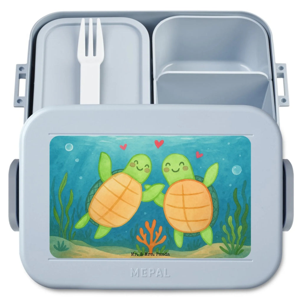 MEPAL Bentobox Schildkröten Paar Design Lunchbox, Brotdose, Bentobox, Liebe, Partner, Freund, Freundin, Ehemann, Ehefrau, Heiraten, Verlobung, Heiratsantrag, Liebesgeschenk, Jahrestag, Hocheitstag, Geschenk für Partner, Geschenk für Frauen, Geschenk für Freundin, Hochzeitstag, Mitbringsel, Liebesbeweis, für Männer, für Ehemann, Valentinstag