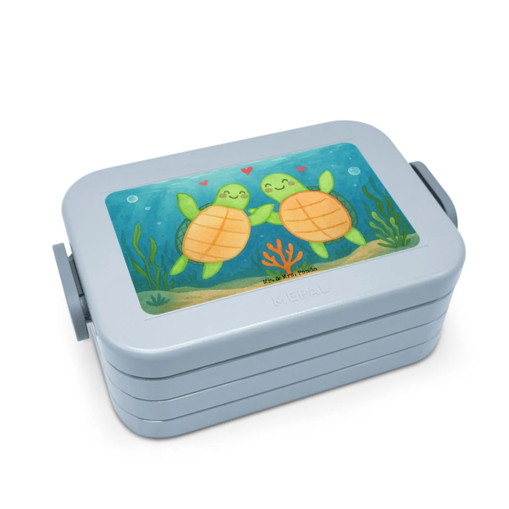 MEPAL Bentobox Schildkröten Paar Design Lunchbox, Brotdose, Bentobox, Liebe, Partner, Freund, Freundin, Ehemann, Ehefrau, Heiraten, Verlobung, Heiratsantrag, Liebesgeschenk, Jahrestag, Hocheitstag, Geschenk für Partner, Geschenk für Frauen, Geschenk für Freundin, Hochzeitstag, Mitbringsel, Liebesbeweis, für Männer, für Ehemann, Valentinstag