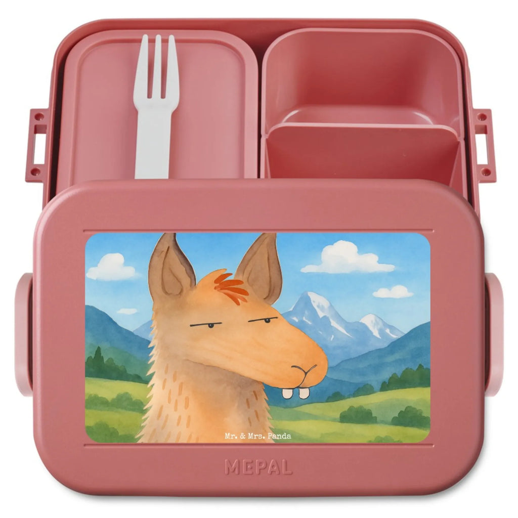 MEPAL Bentobox Lamakopf Genervt Design Lunchbox, Brotdose, Bentobox, Lama, Alpaka, Lamas, Büro, Büroalltag, Azubi, Chef, Chefin, genervt sein, Partnerin, Freundin, beste Freundin, Recht haben