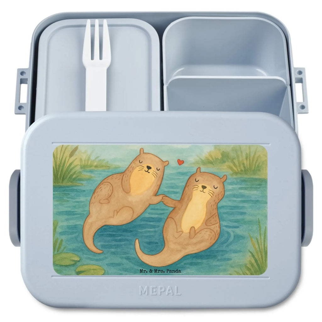 MEPAL Bentobox Otter Hände halten Design Brotdose, Lunchbox, Bentobox, Otter, Fischotter, Seeotter, Otter Seeotter See Otter