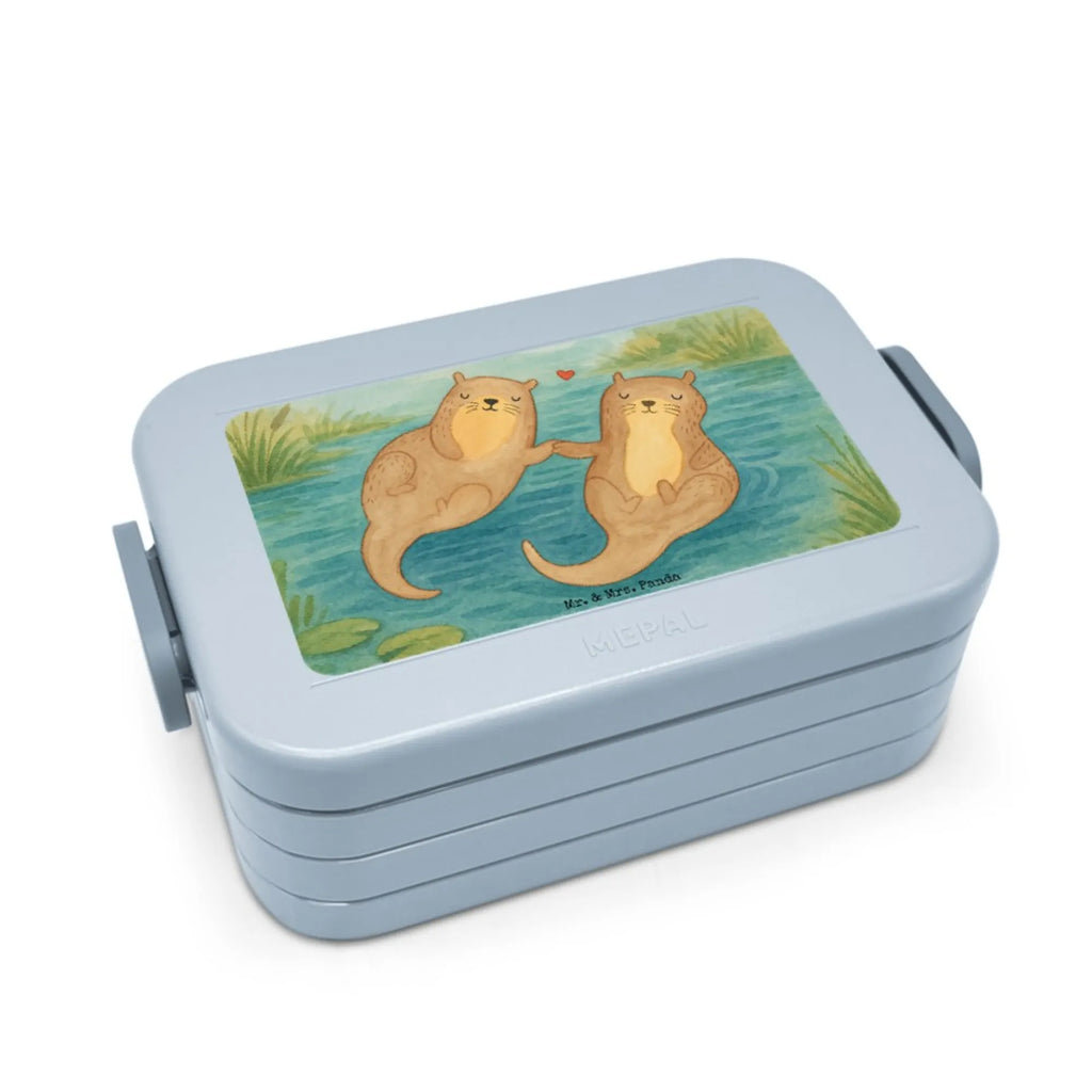 MEPAL Bentobox Otter Hände halten Design Brotdose, Lunchbox, Bentobox, Otter, Fischotter, Seeotter, Otter Seeotter See Otter
