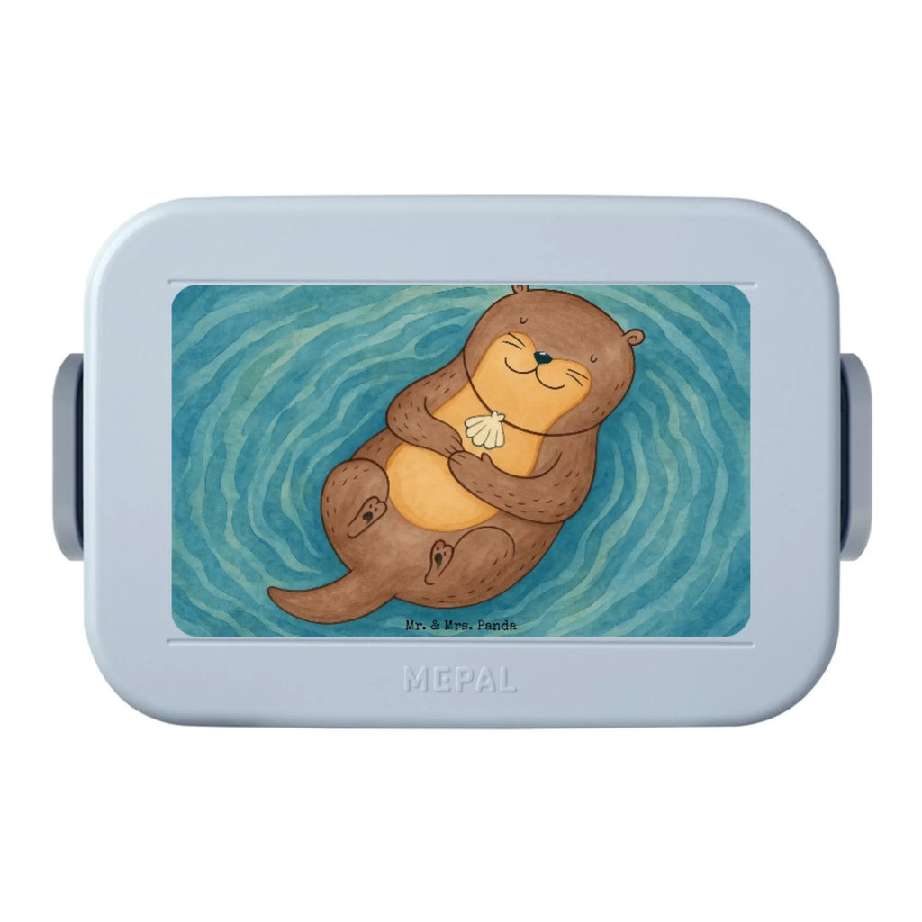 MEPAL Bentobox Otter Muschel Design Bentobox, Brotdose, Lunchbox, Otter, Fischotter, Seeotter, Otterliebe, Büro, Tagträumen, träumen, Motivation, grübeln