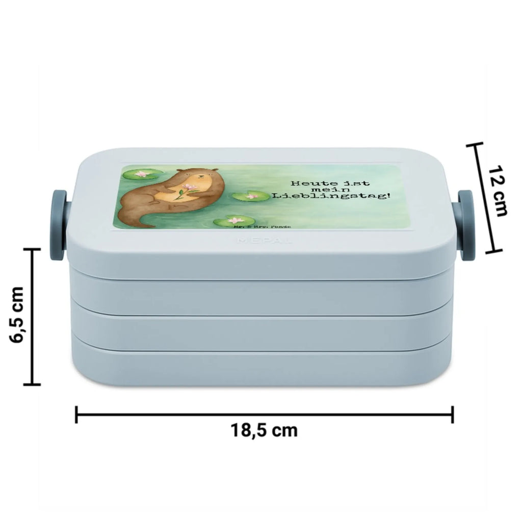 MEPAL Bentobox Otter Seerose Design Brotdose, Lunchbox, Bentobox, Otter, Fischotter, Seeotter, Otter Seeotter See Otter