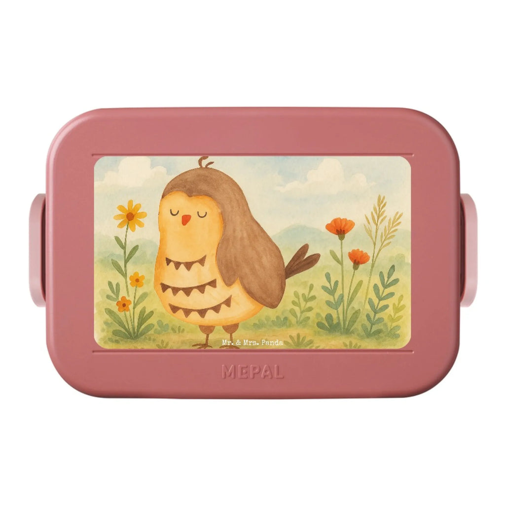 MEPAL Bentobox Eule Zufrieden Design Bentobox, Brotdose, Lunchbox, Eule, Romantisch, Spruch schön, Geschenk Hochzeitstag, Eule deko, Owl, Eule Spruch, Wortspiel lustig, Liebe Spruch