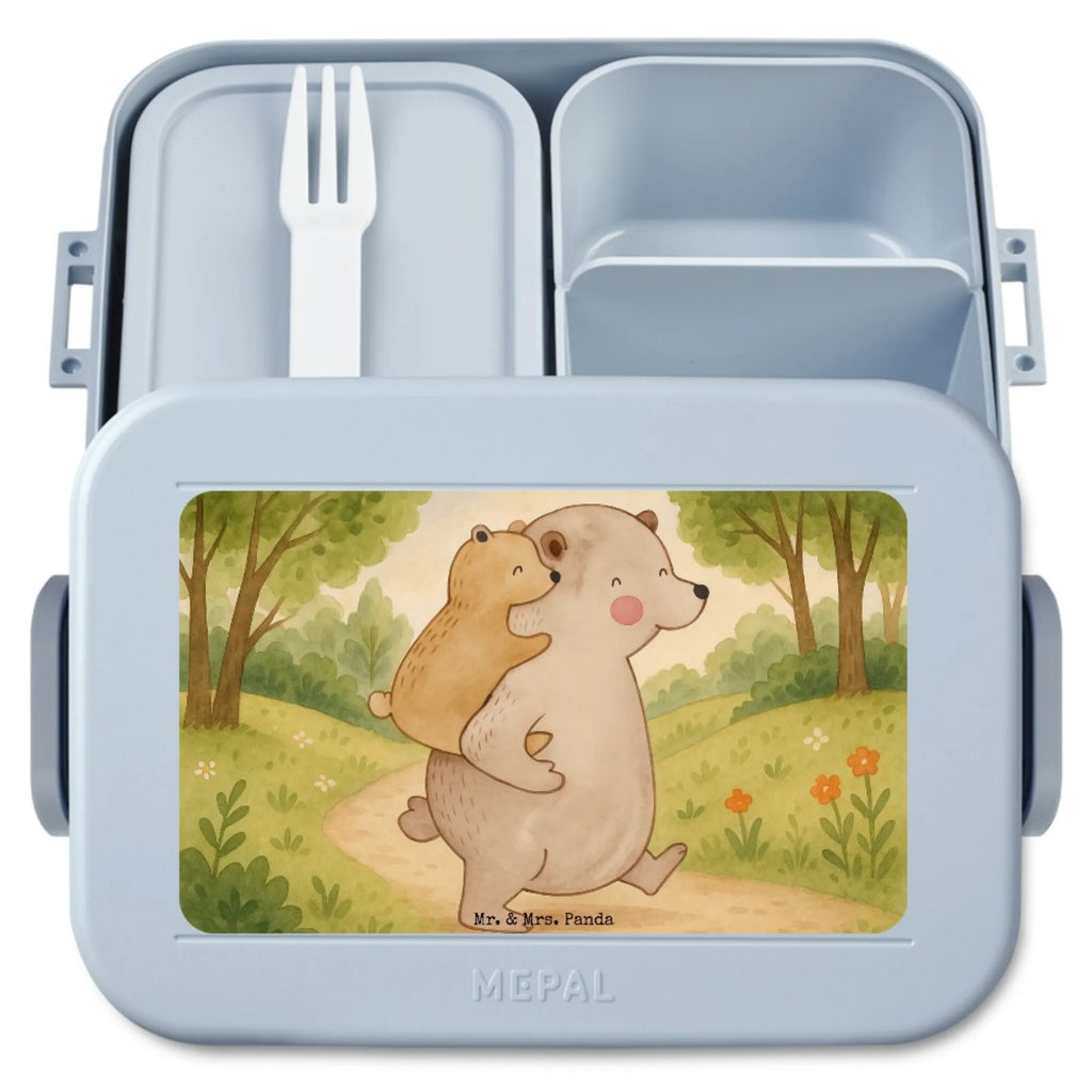 MEPAL Bentobox Papa Bär Design Lunchbox, Brotdose, Bentobox, Familie, Vatertag, Muttertag, Bruder, Schwester, Mama, Papa, Oma, Opa, Onkel, Papi, Geburtstag, Vati, Vater, Geschenk