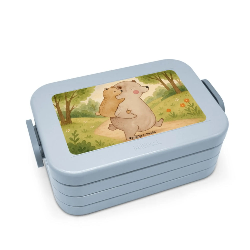 MEPAL Bentobox Papa Bär Design Lunchbox, Brotdose, Bentobox, Familie, Vatertag, Muttertag, Bruder, Schwester, Mama, Papa, Oma, Opa, Onkel, Papi, Geburtstag, Vati, Vater, Geschenk
