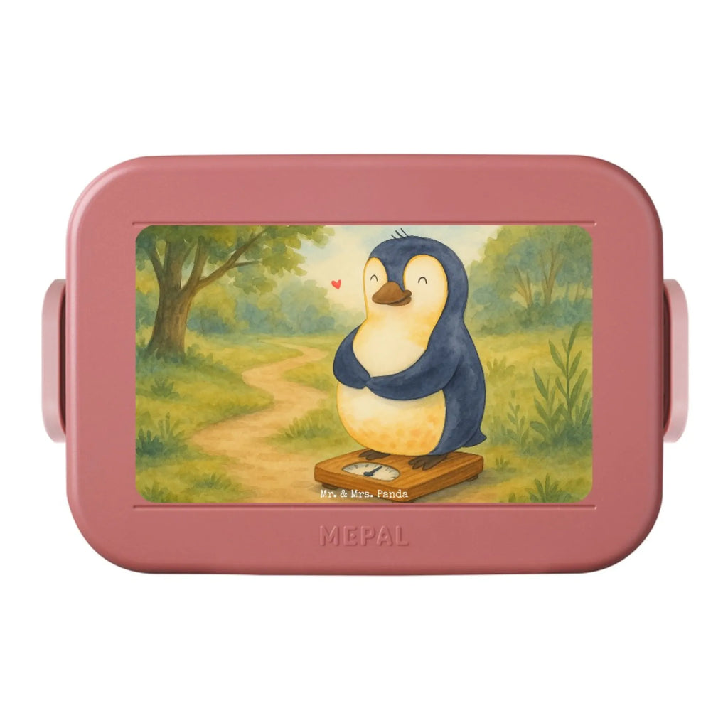 MEPAL Bentobox Pinguin Diät Design Lunchbox, Brotdose, Bentobox, Pinguin, Diät, Abnehmen, Körperliebe, Abspecken, Selbstrespekt, Motivation, Selbstliebe, Gewicht, Pinguine