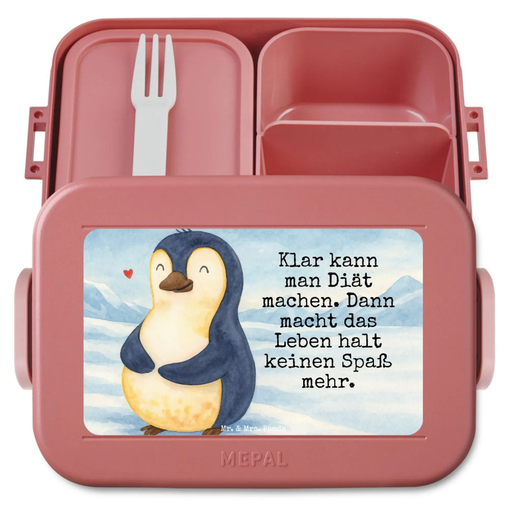 MEPAL Bentobox Pinguin Diät Design Lunchbox, Brotdose, Bentobox, Pinguin, Diät, Abnehmen, Körperliebe, Abspecken, Selbstrespekt, Motivation, Selbstliebe, Gewicht, Pinguine