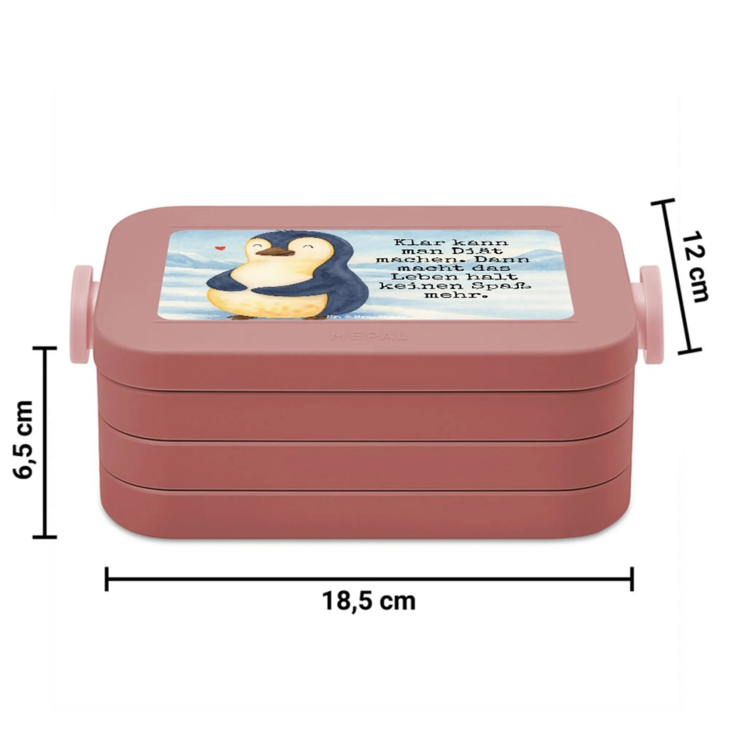 MEPAL Bentobox Pinguin Diät Design Lunchbox, Brotdose, Bentobox, Pinguin, Diät, Abnehmen, Körperliebe, Abspecken, Selbstrespekt, Motivation, Selbstliebe, Gewicht, Pinguine