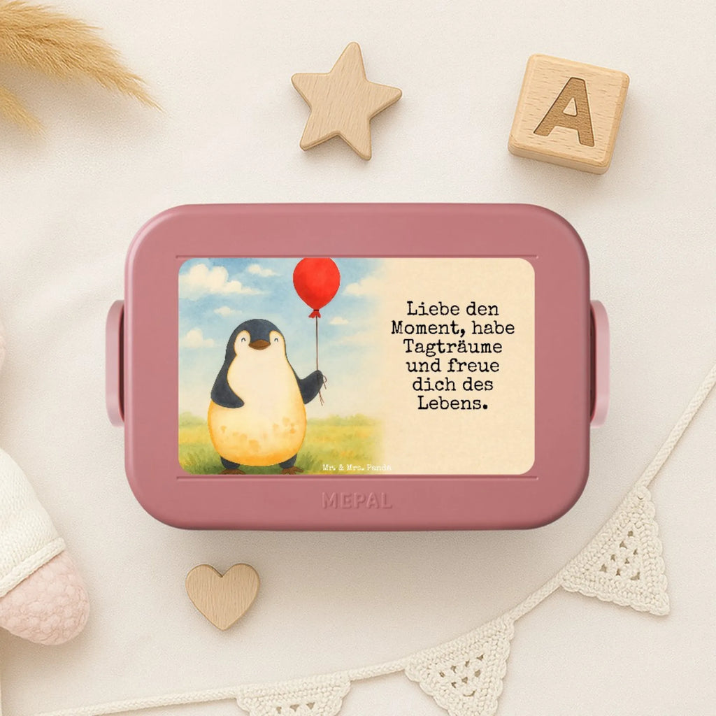MEPAL Bentobox Pinguin Luftballon Design Bentobox, Brotdose, Lunchbox, Pinguin, Motivation, neues Leben, Geschenkidee, Glück, Lebenslust, Luftballon, Geschenk Freundin, Tagträume, Neustart, Pinguine, Liebe, beste Freundin