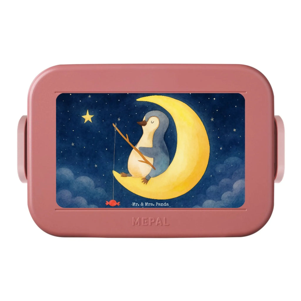MEPAL Bentobox Pinguin Mond Design Bentobox, Lunchbox, Brotdose, Pinguin, Schlafstörungen, Nachtruhe, Pinguine, schlafen, Schlafzimmer, Spruch, Einschlafen, Gästezimmer