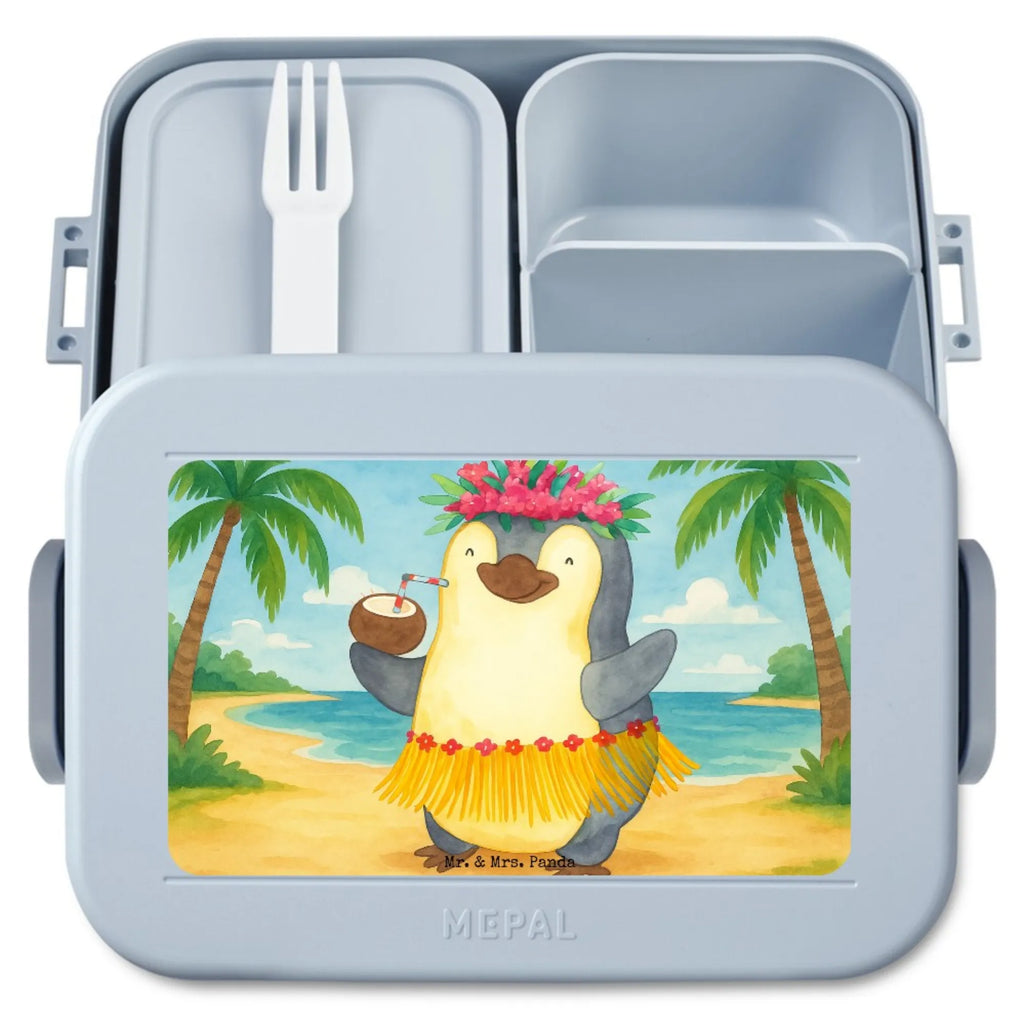 MEPAL Bentobox Pinguin Kokosnuss Design Lunchbox, Brotdose, Bentobox, Pinguin, Hawaii, Pinguine, Kokosnuss, Urlaub, Aloha