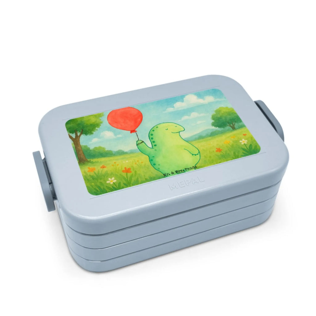 MEPAL Bentobox Schildkröte Luftballon Design Brotdose, Bentobox, Lunchbox, Schildkröte, Motivation, Mutausbruch, Motivationsspruch, Schildkröten