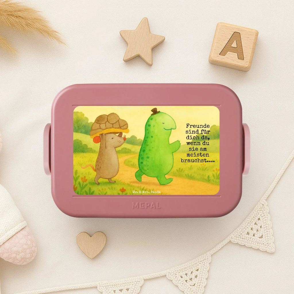 MEPAL Bentobox Schildkröte Maus Design Brotdose, Bentobox, Lunchbox, Schildkröte, Freunde, beste Freundinnen, beste Freunde, Maus, Freundinnen