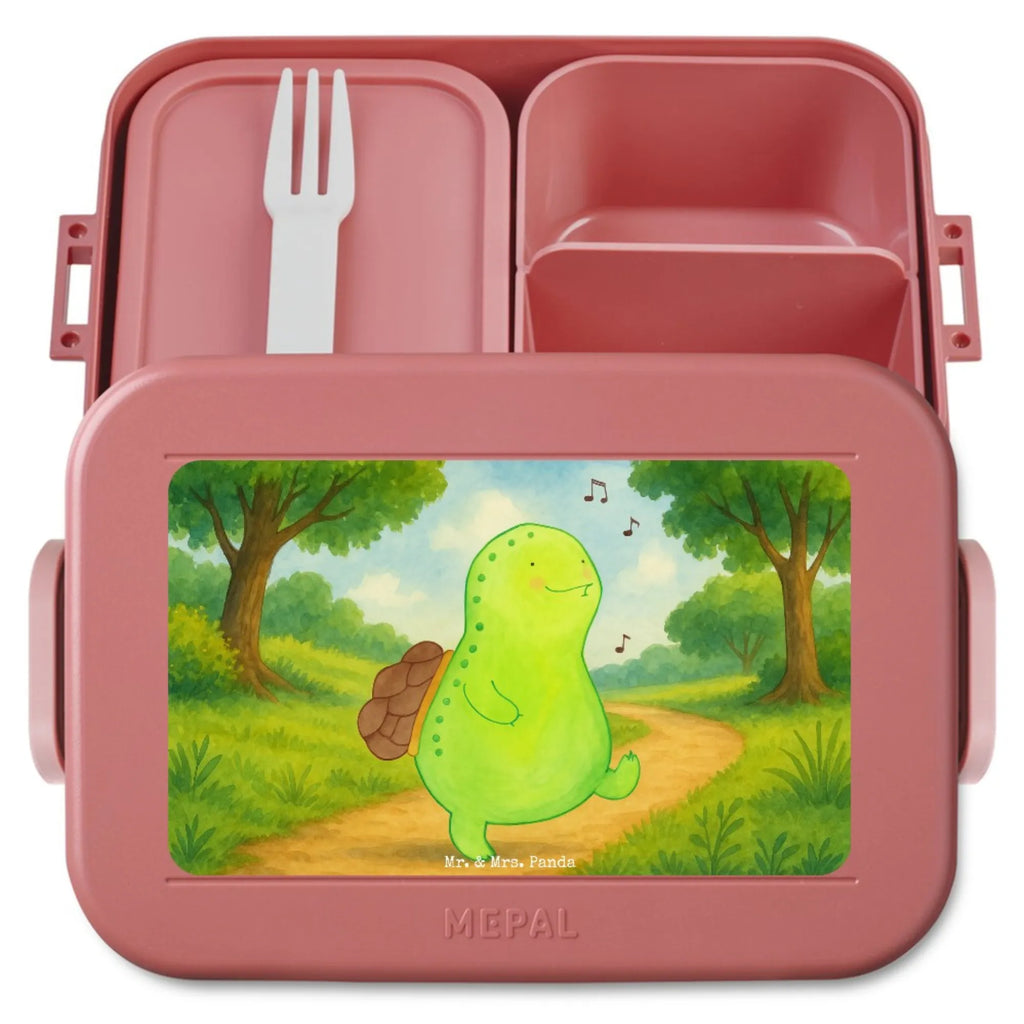 MEPAL Bentobox Schildkröte Pfeifen Design Bentobox, Brotdose, Lunchbox, Schildkröte, Schildi, Schildkröten, Lebensfreude, Motivation, Depression, fröhlich, Neuanfang, Trennung, Glück