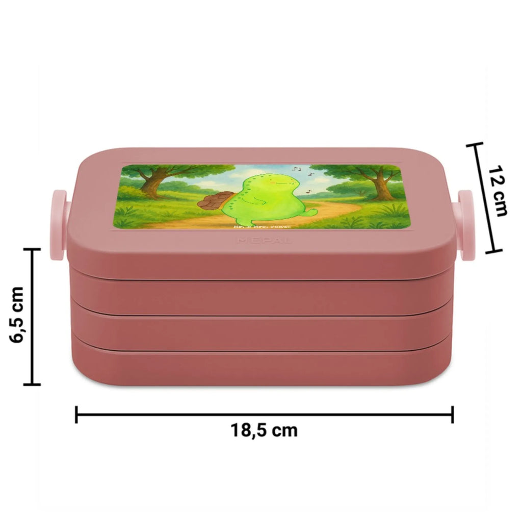 MEPAL Bentobox Schildkröte Pfeifen Design Bentobox, Brotdose, Lunchbox, Schildkröte, Schildi, Schildkröten, Lebensfreude, Motivation, Depression, fröhlich, Neuanfang, Trennung, Glück