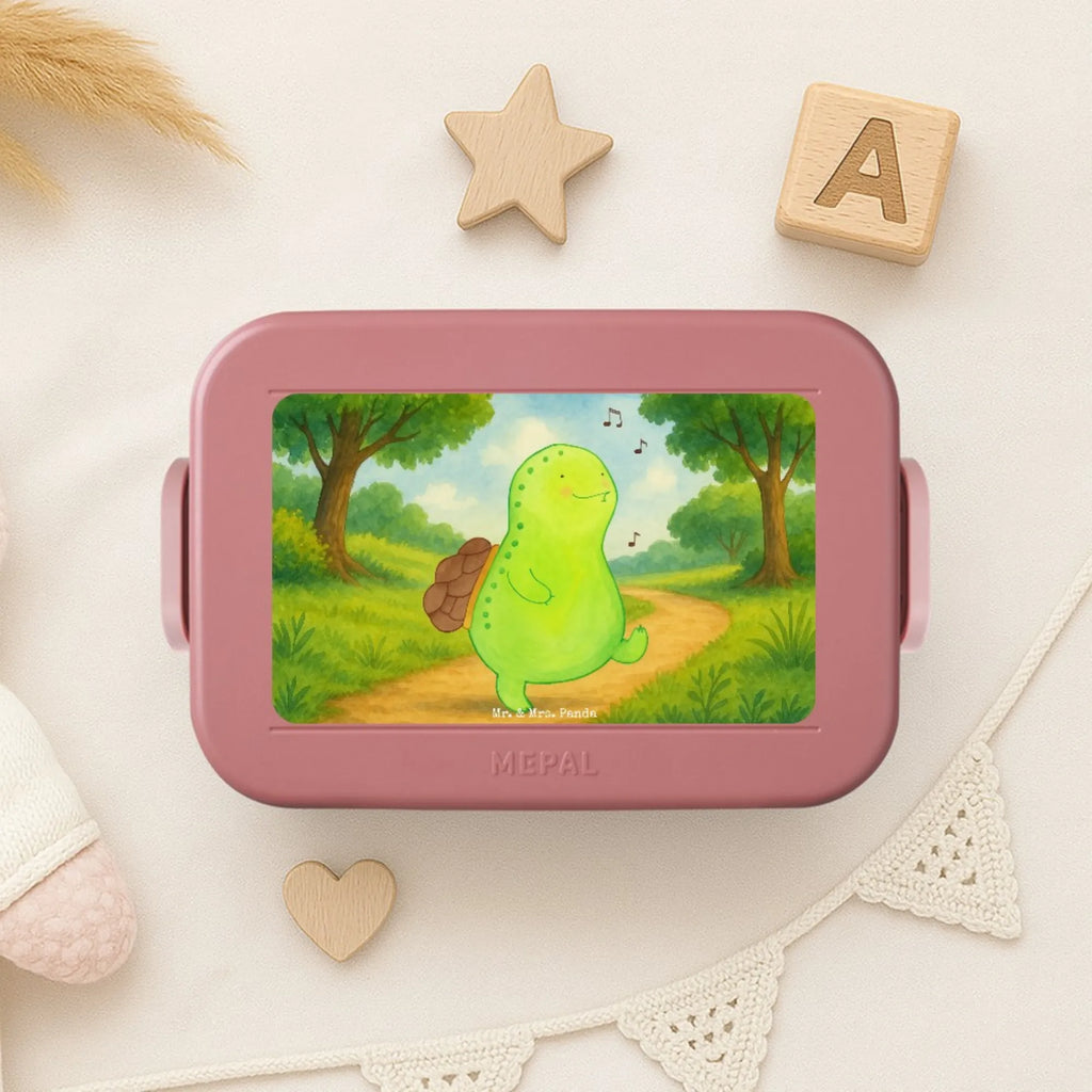 MEPAL Bentobox Schildkröte Pfeifen Design Bentobox, Brotdose, Lunchbox, Schildkröte, Schildi, Schildkröten, Lebensfreude, Motivation, Depression, fröhlich, Neuanfang, Trennung, Glück