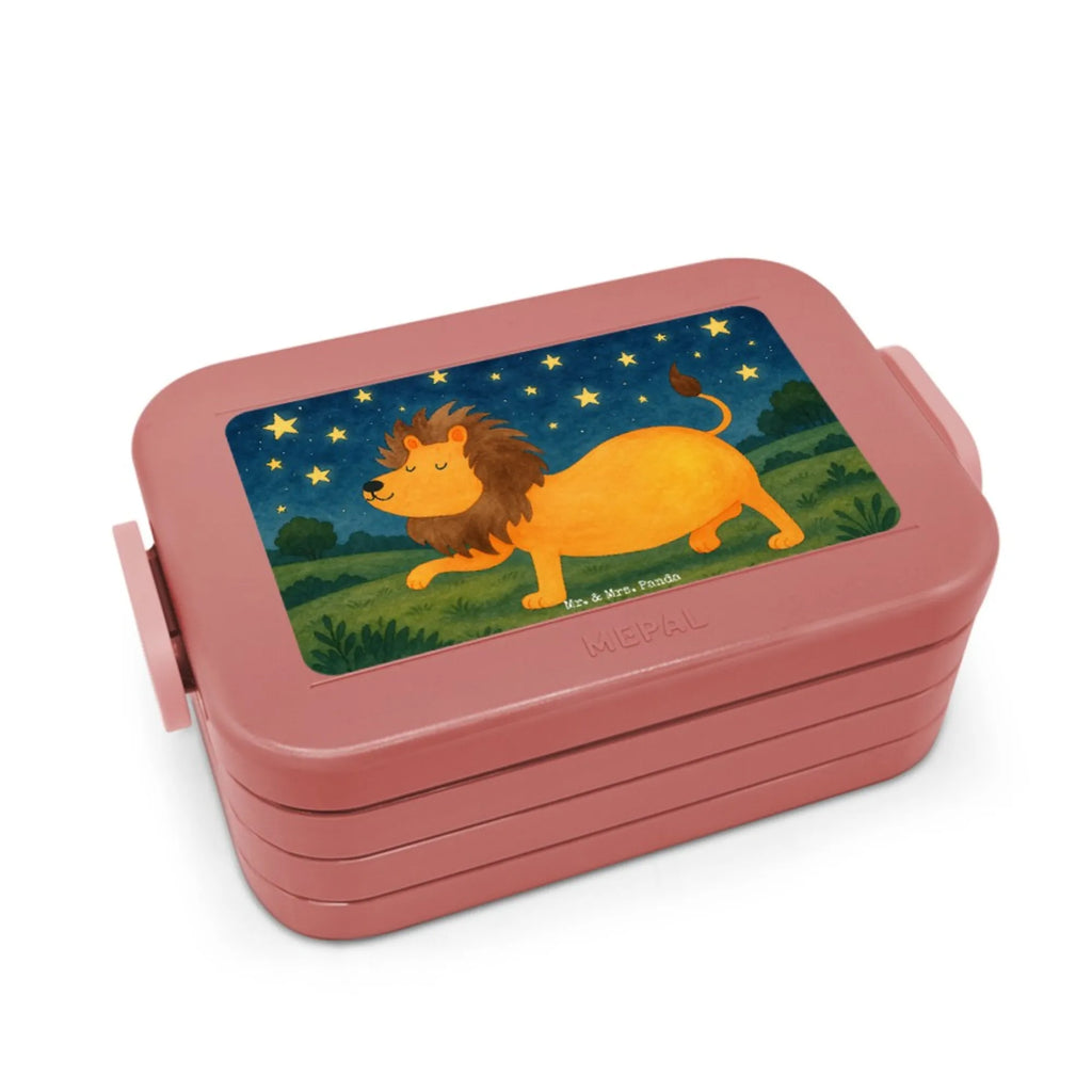 MEPAL Bentobox Sternzeichen Löwe Design Bentobox, Lunchbox, Brotdose, Tierkreiszeichen, Sternzeichen, Horoskop, Astrologie, Aszendent, Löwe Sternzeichen, Geschenk Juli, Geburtstag Juli, Geschenk August, Löwe Geschenk, König der Tiere, Geburtstag August