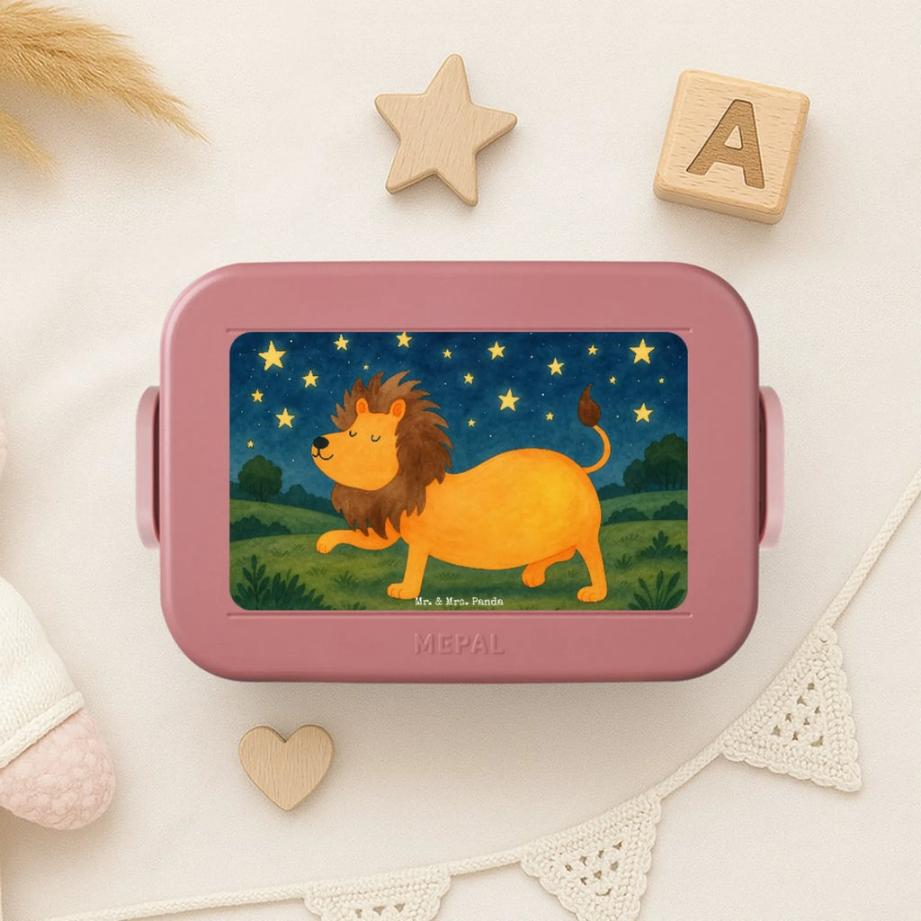MEPAL Bentobox Sternzeichen Löwe Design Bentobox, Lunchbox, Brotdose, Tierkreiszeichen, Sternzeichen, Horoskop, Astrologie, Aszendent, Löwe Sternzeichen, Geschenk Juli, Geburtstag Juli, Geschenk August, Löwe Geschenk, König der Tiere, Geburtstag August